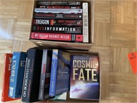2 boxes newer hardcover books