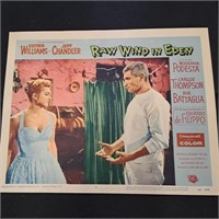 1958 Theater Lobby Card Universal Pictures "Raw