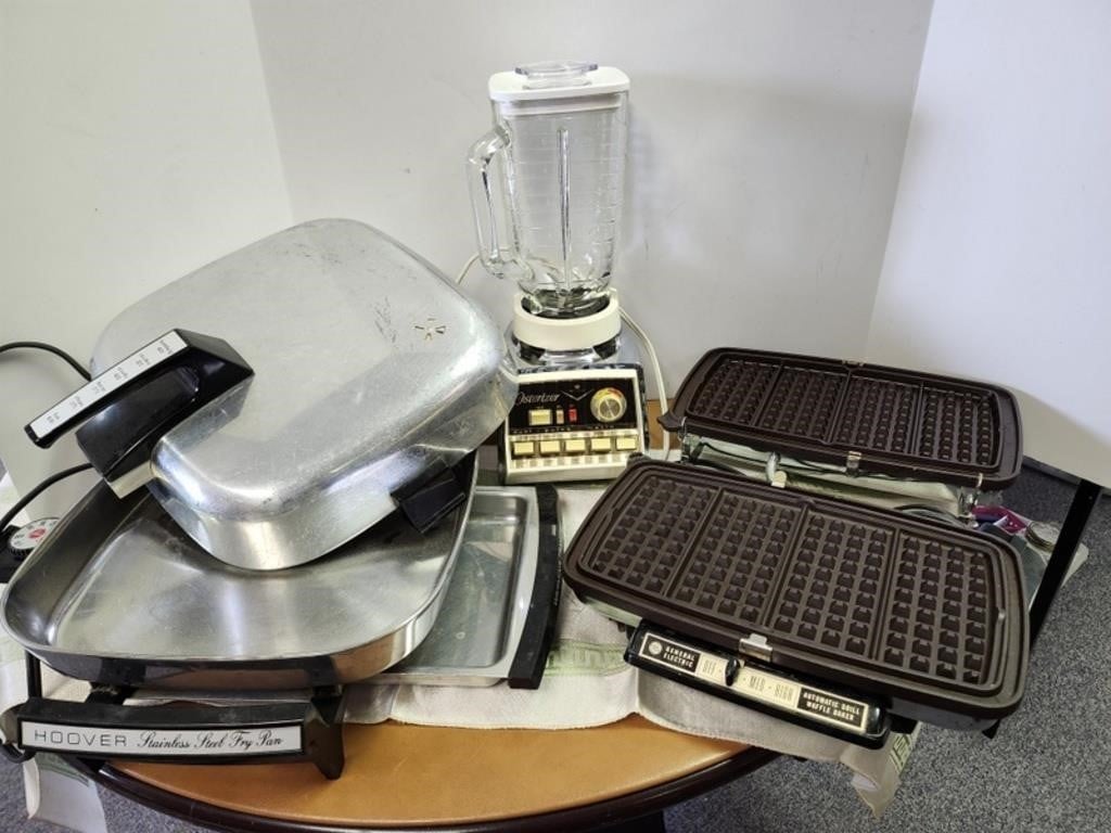 Waffle Iron, Blender, Electric Skillet