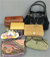 7 designer women's handbags including Judith