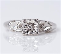 Jewelry 14kt White Gold Wedding Ring