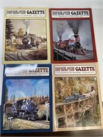 Narrow Gauge and short lane Gazette lot of 4