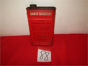 DAVIS BRADLEY CREAM SEPARATOR 1 QT. OIL TIN - FULL