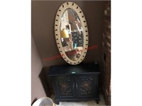 Vintage Cabinet 39"x37", Mirror