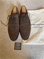 Brown Suede Spier & Mackay Oxford Shoes Sz 8.5