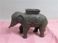 Brass Elephant Bank (Missing Trunk)