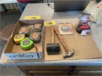 Router Tool, Tapes, Hammers