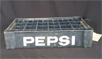 Vtg Pepsi Blue Plastic Crate