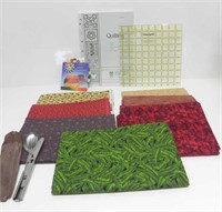 ASSTD QUILT MAKING FABRIC, BOOK & GRID