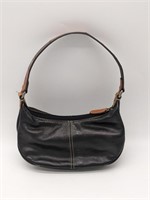 Fossil University of Texas Black Leather Handbag