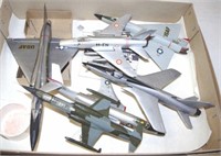 Box of various model aeroplanes