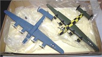 Box of various model aeroplanes