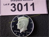 2003 proof Kennedy silver half dollar