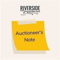 Auctioneer's Note