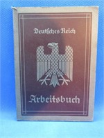 1936 German Third Reich Arbeitsbuch Work Book