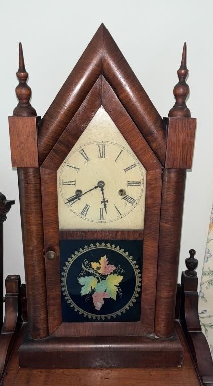 C. 1880 New Haven 8 Day Steeple Clock