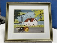 Framed Maud Lewis Decorative Print