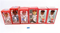 COLLECTION OF CINCINNATI REDS BOBBLE HEADS #4