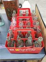 24 Hobbleskirt Coca Cola Bottle w/ Carriers