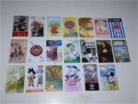 20 Vintage Japanese Telephone Cards Various
