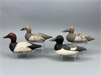 4 Paul Doering Miniature Duck Decoys