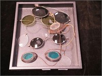 Vintage eyeglasses: three pairs of sunglasses