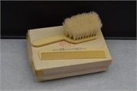 Celluloid Baby Brush and Comb Set