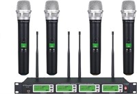 Gtd Audio 4x800 Adjustable Channels Uhf Diversity