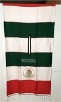 Mexico Flag Poncho
