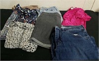 Group of women's and children's clothing