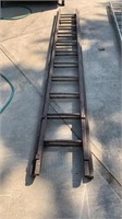 24 foot extension wooden ladder
