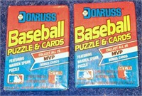 2 1989 Donruss Baseball Packs