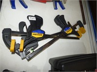 3 QUICK GRIP CLAMPS