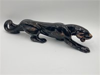 Mid Century Porcelain Panther Sculpture