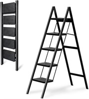 OOSOFITT 5-Step Ladder  330lbs  White