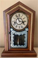 Beautiful Antique Mantle Clock with Key