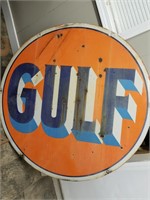 30 INCH DOUBLE SIDED GULF SIGN