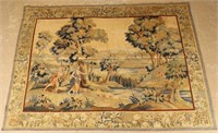 Antique Continental Gobelin Style Tapestry