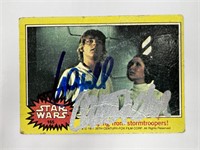 Autograph COA Star Wars Trading Card