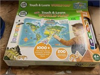 Leap Frog touch & learn world map