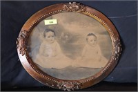 Vintage Framed Baby Picture