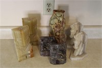 Lot of Marble and Soapstone Pieces