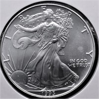 1993 SILVER EAGLE  GEM