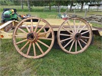 Wood Wagon Wheels