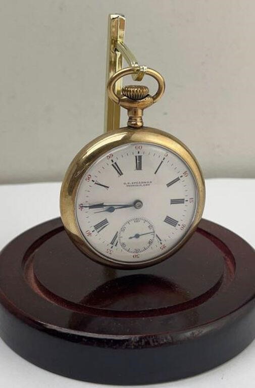 O.R. Steadman Thorold, ONT Pocket Watch with