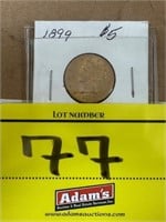 1899 LIBERTY 5 DOLLAR GOLD PIECE