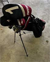 Junior golf club set with stand bag