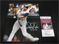 OMAR VIZQUEL SIGNED 8X10 PHOTO WITH JSA COA