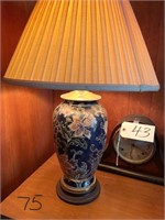 Table Lamp - Metal w Cloisonee Look