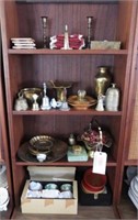 Large selection of brass and oriental brass